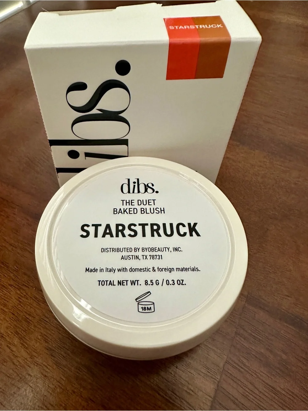 Dibs Beauty. The Duet Baked Blush duo in Starstruck